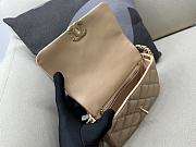 Chanel 23k Flap Bag Beige Gold 13.5x20.5x5cm - 6