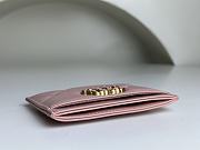 Chanel 19 Card Holder Pink 7.5 × 11.2 × 0.5 cm - 5