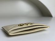 Chanel 19 Card Holder Beige 7.5 × 11.2 × 0.5 cm - 2
