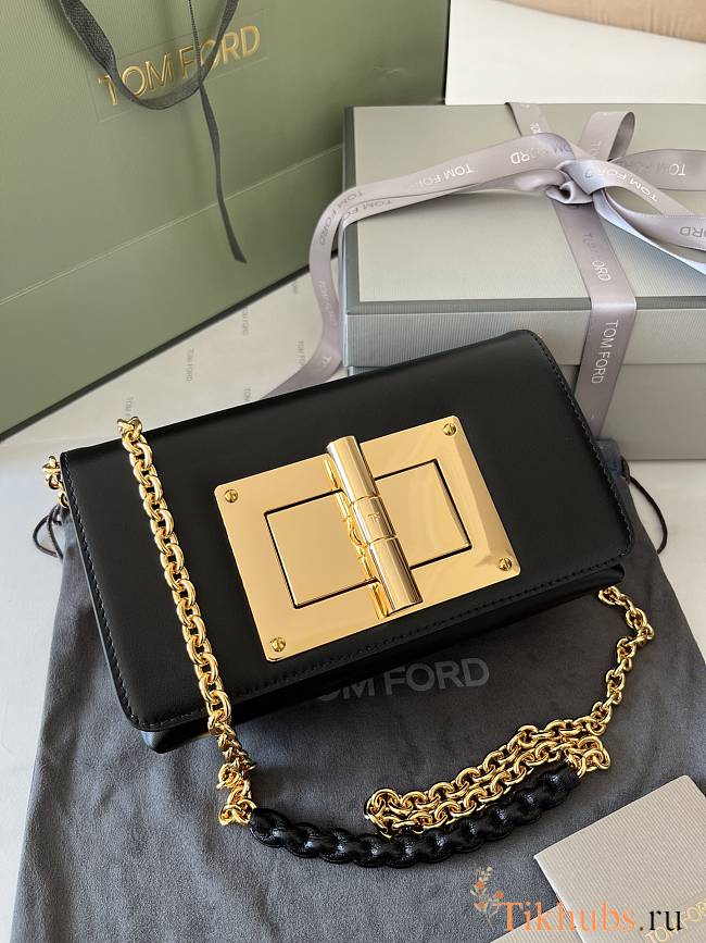 Tom Ford Natalia Black Bag 21.5x11.5x8cm - 1