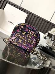 Chanel Sequins Black Bag 16x7x16cm - 1