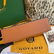 Goyard Brown Leather Watch Box for 8 Watches 26.5x20x7.5cm - 6