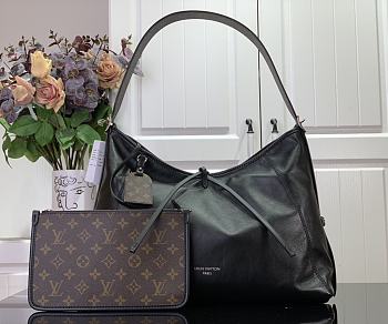 Louis Vuitton LV CarryAll Dark MM Black 39 x 30 x 15 cm