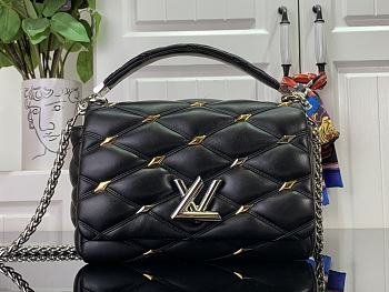 Louis Vuitton LV GO-14 MM Bag Black 23 x 16 x 10 cm