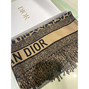 Dior Logo Leoprad Scarf 190x65cm - 2