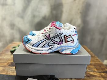 Balenciaga Runner Sneaker White, Blue, Pink