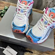 Balenciaga Runner Sneaker White, Blue, Pink - 4