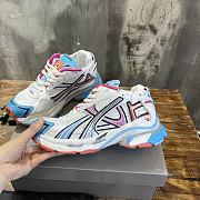 Balenciaga Runner Sneaker White, Blue, Pink - 3