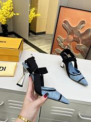 Fendi Colibri Slingback Pumps 8.5cm - 1