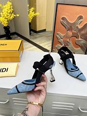 Fendi Colibri Slingback Pumps 8.5cm - 3