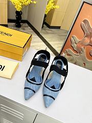 Fendi Colibri Slingback Pumps 8.5cm - 2