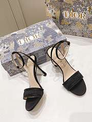 Dior Dway Heeled Sandal Black 10cm - 2