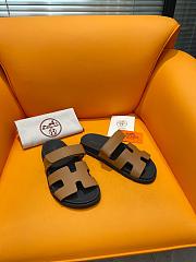 Hermes Chypre Sandal Brown Black - 1