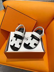 Hermes White Sandals - 2