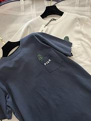 Dior Otani Workshop Relaxed-Fit T-Shirt Navy Blue - 2