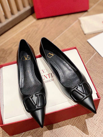 Valentino Black Flat