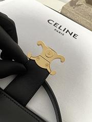 Celine Mini Bucket Triomphe Black 13.5x12.5x5cm - 6