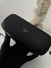 Celine Mini Bucket Triomphe Black 13.5x12.5x5cm - 4