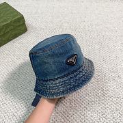 Prada Denim Blue Hat - 3