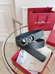 Ferragamo Black Belt 3.5cm - 5