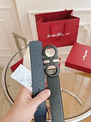 Ferragamo Black Belt 3.5cm - 2