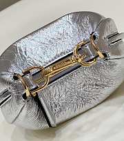 Fendi Nano Fendigraphy Silver Gold 16.5x5x14cm - 4