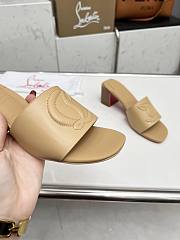 Christian Louboutin So CL Mule Beige Sandals 55mm - 2