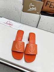 Christian Louboutin So CL Mule Orange Sandals 55mm - 2