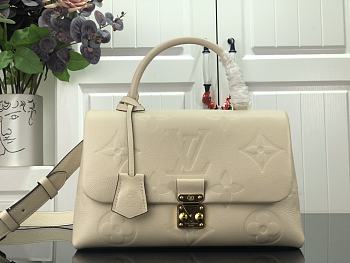 Louis Vuitton LV Madeleine S-lock MM White 30 x 19.5 x 11 cm