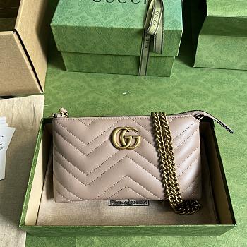 Gucci GG Marmont Matelassé Mini Chain Rose 22x13x3.5cm