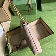 Gucci GG Marmont Matelassé Mini Chain Rose 22x13x3.5cm - 6