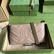 Gucci GG Marmont Matelassé Mini Chain Rose 22x13x3.5cm - 3