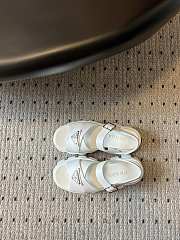 Prada White Rubber Sandals - 5