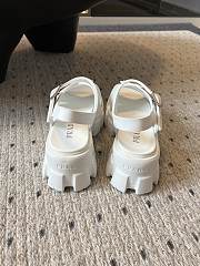 Prada White Rubber Sandals - 2