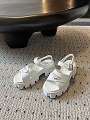 Prada White Rubber Sandals - 3