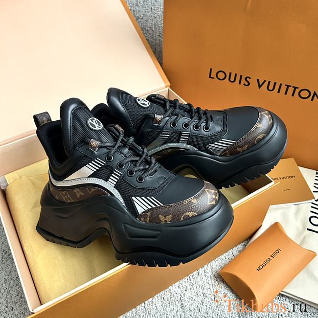 Louis Vuitton LV Archlight 2.0 Platform Black Sneaker - 1