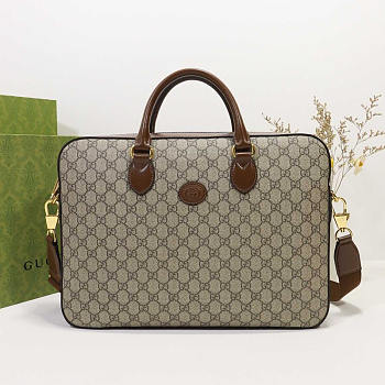 Gucci Beige ‘GG Retro’ Holdall Bag 40x30x6cm