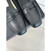 Chanel Moccasins Calfskin Loafers Black - 4