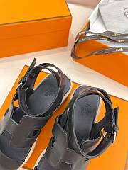 Hermes Black Sandal  - 4