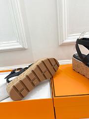 Hermes Black Sandal  - 3