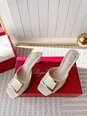 Roger Vivier White Patent Heel 8.5cm - 3