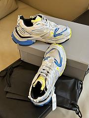 Balenciaga Runner 2.0 Sneaker White Yellow Blue  - 4