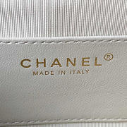 Chanel Baguette Bag Lambskin White 24x11.5x4.5cm - 2