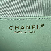 Chanel Baguette Bag Lambskin Green 24x11.5x4.5cm - 2