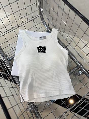 Chanel Tank Top White