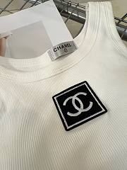 Chanel Tank Top White - 4