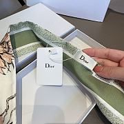 Dior Green Scarf 6x100cm - 4