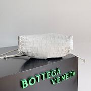 Bottega Veneta Mini Pouch White Crocodile Bag 22x13x5cm - 4