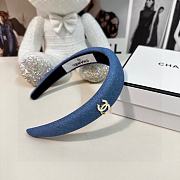 Chanel Denim Hairband - 4