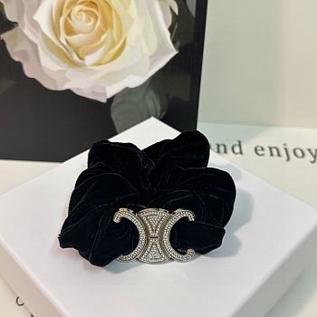 Celine Black Hair Tie